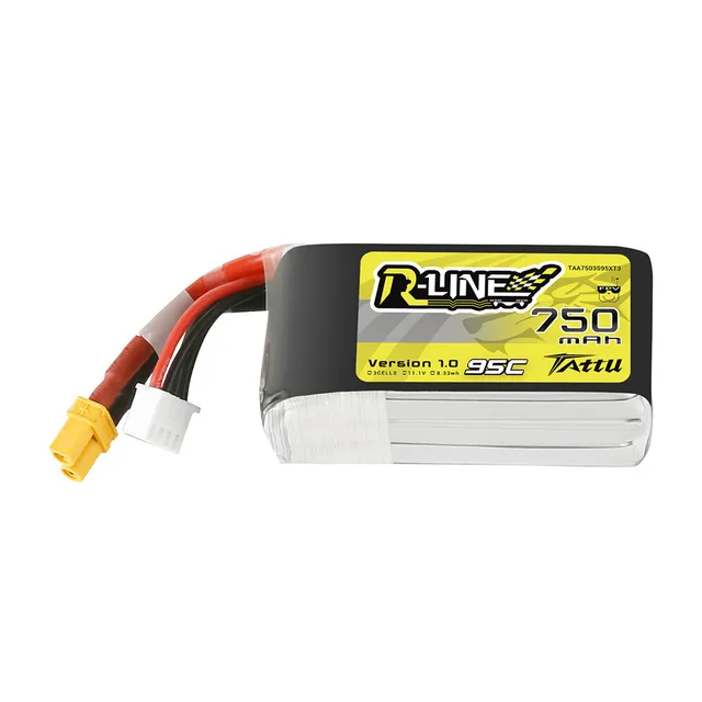 Tattu R-Line 750mAh 3S 95C batterie LiPo FPV XT30