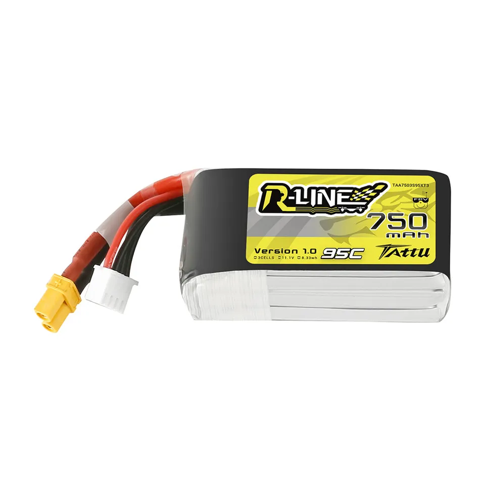 Tattu R-Line 750mAh 3S 95C batterie LiPo FPV XT30