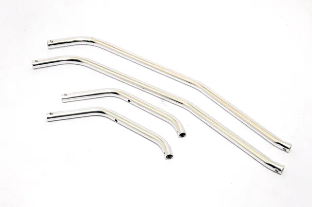 Hobao 91004S Tube Arceau Cage Latéral Arrière Argent