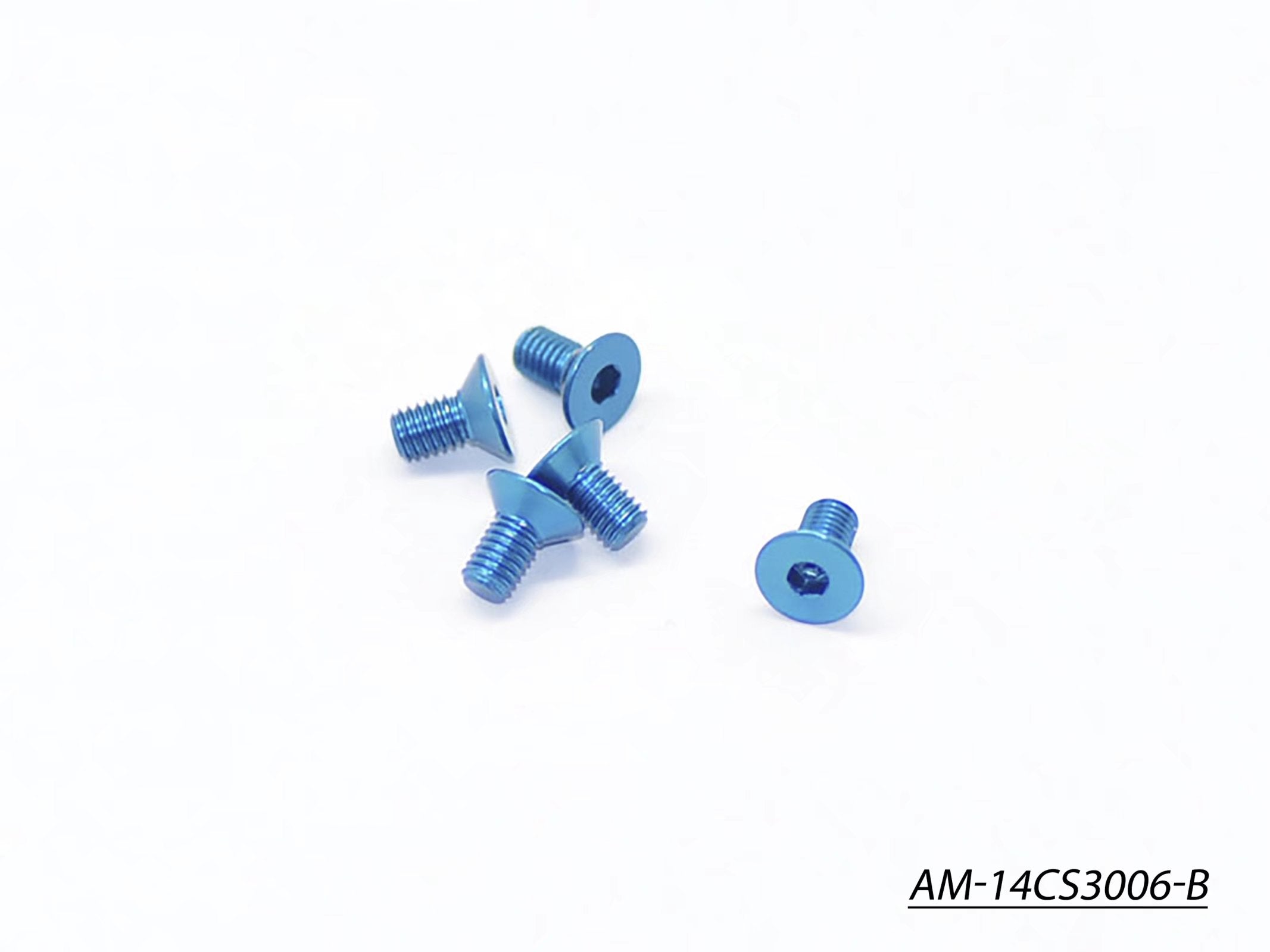 Arrowmax Screws Vis Alu M3x6 Fraisée Bleue x5 AM-14CS3006-B