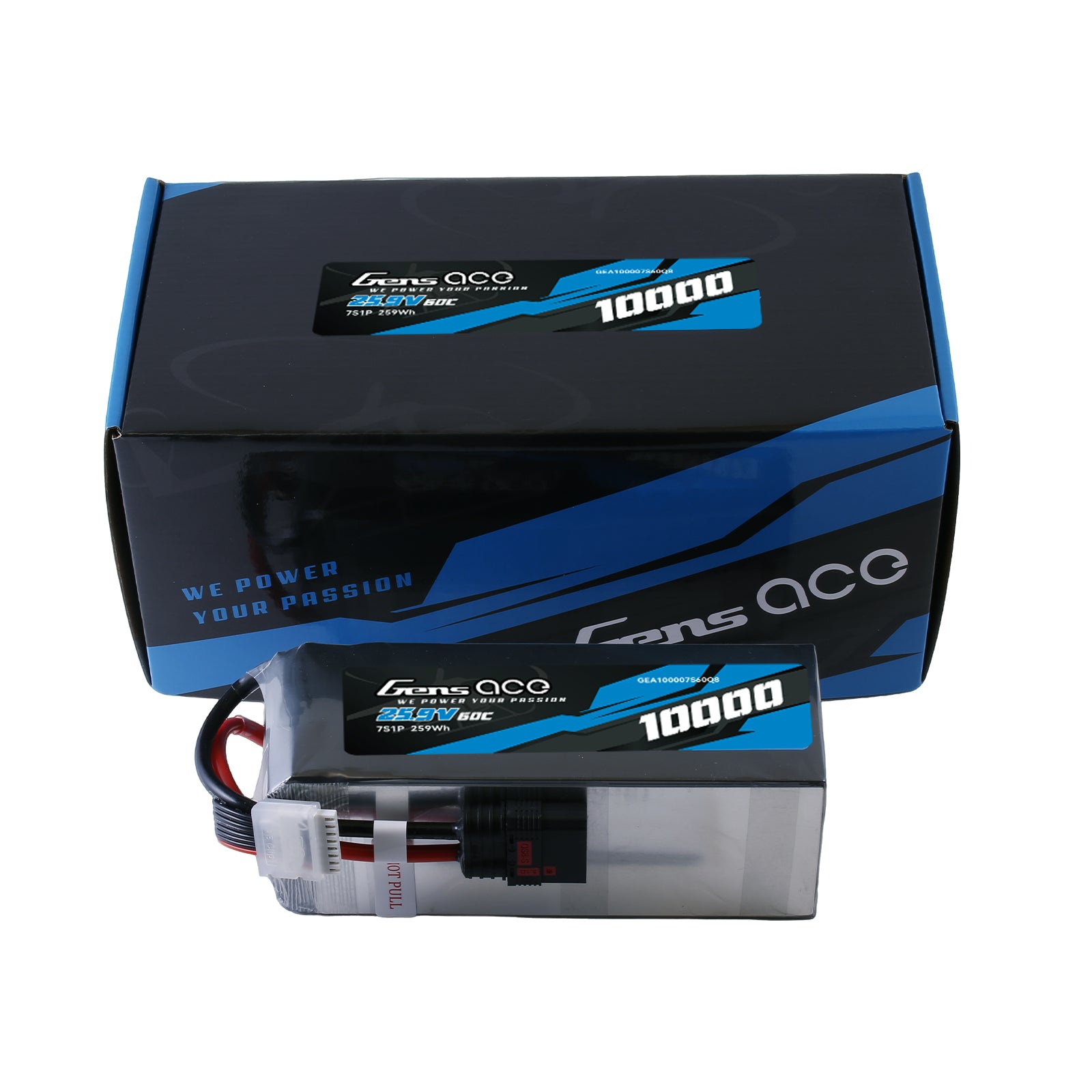 Gens Ace Car Classic 10000mAh 7S batterie lipo 60C QS8