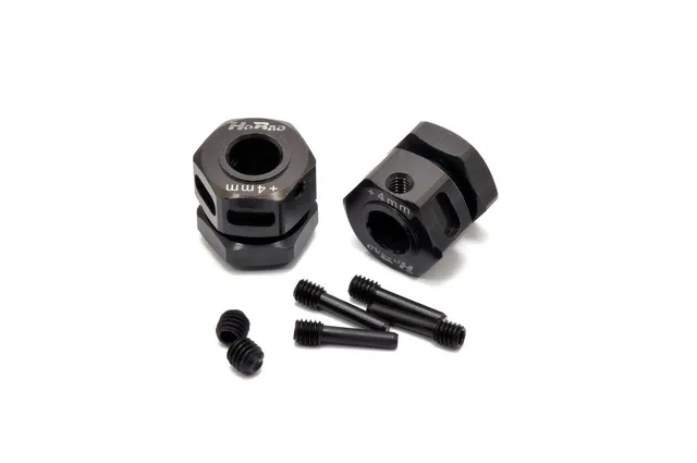 Hobao 86104 moyeu de roue fileté +4mm pas 1.25