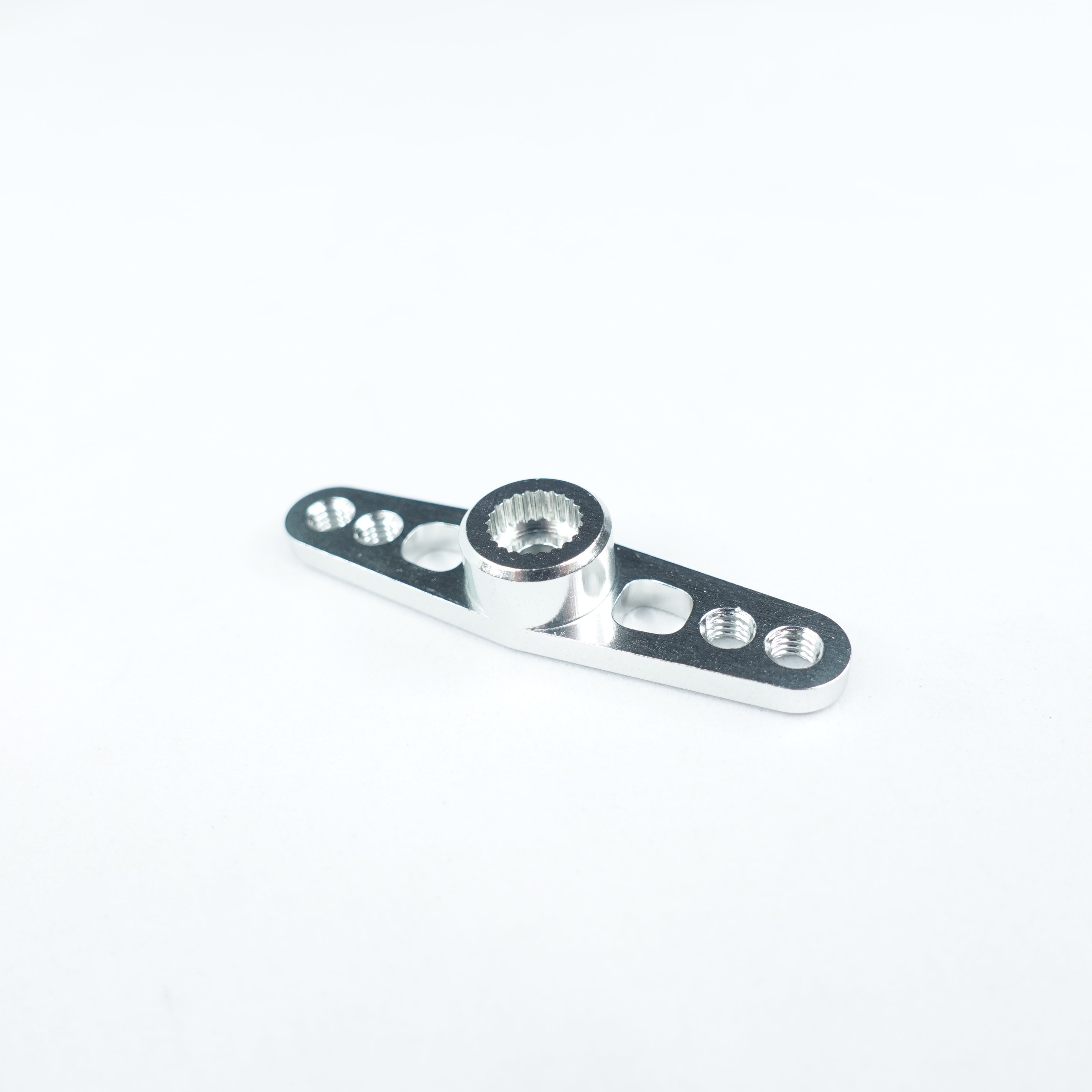 3Racing PARTS palonnier servo alu double argent 3mm
