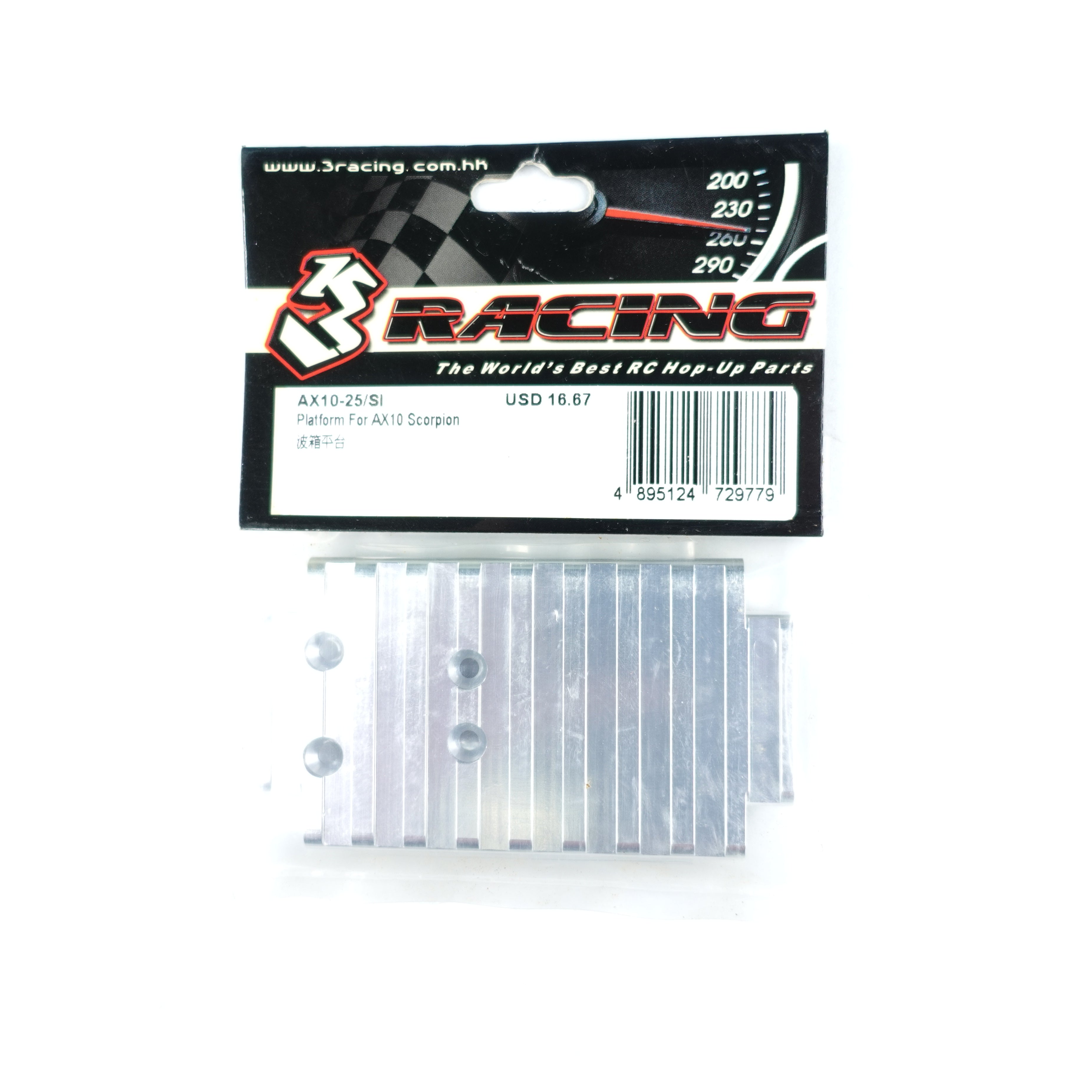 3Racing AX10-25/SI platine AX10 Scorpion