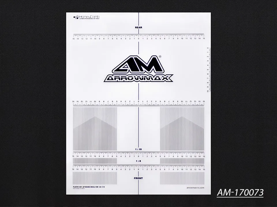 Arrowmax Decal Planche Setup 1/8 1/10 AM-170073