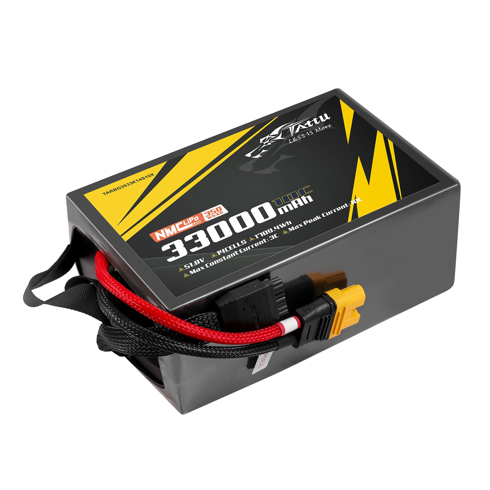 Tattu 33000mAh 14S 10C 51.8V batterie drone AS150U-F 350Wh/kg