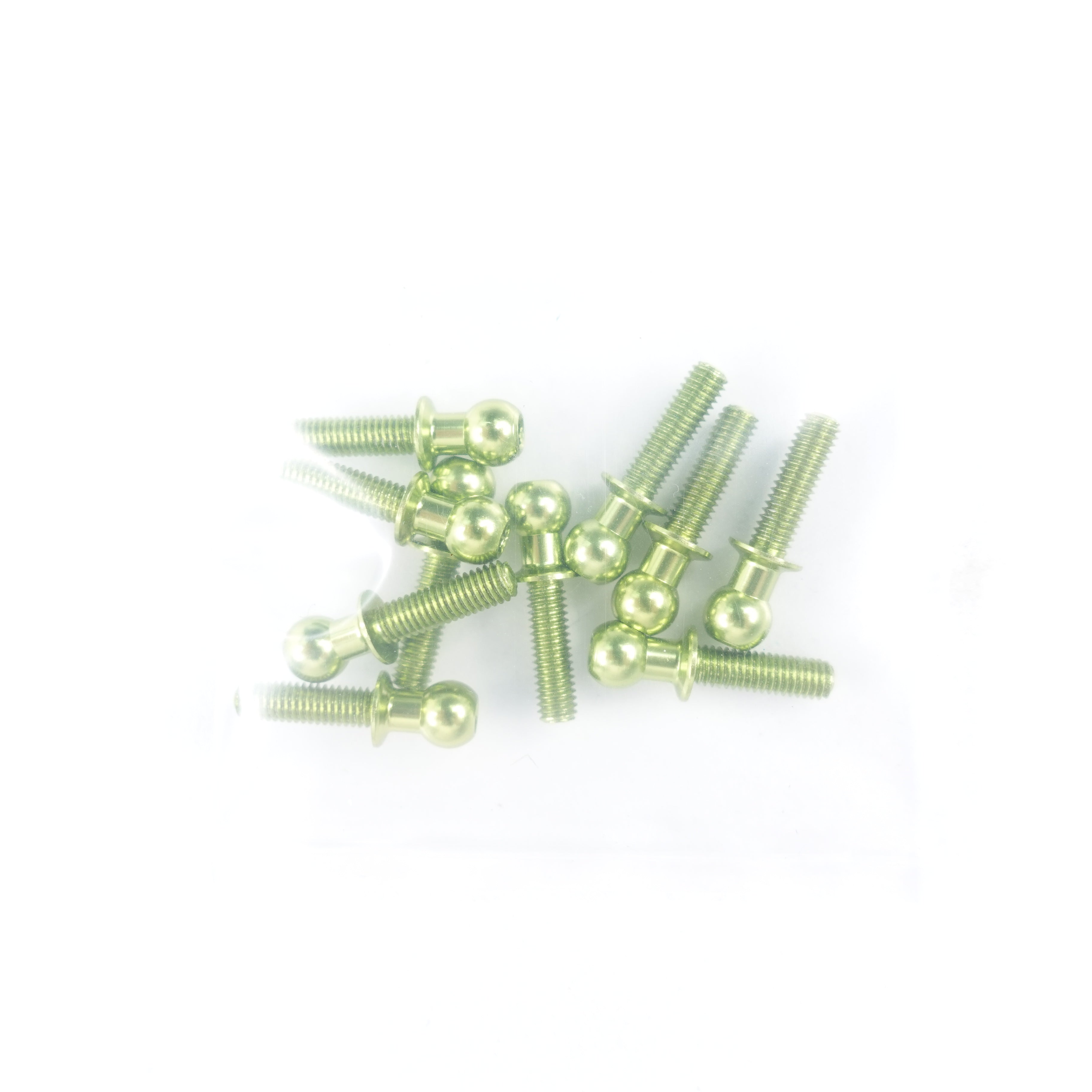 3Racing Parts Rotule Alu 4.8mm L10 Noir x10