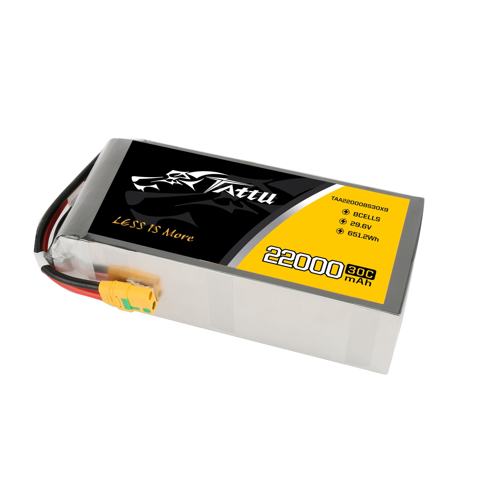 Tattu 22000mAh 8S 29.6V Batterie Lipo 30C XT90-S