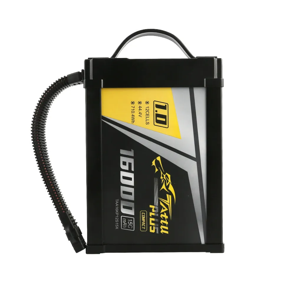 Tattu Plus 1.0 16000mAh 12S batterie LiPo XT90-S 44.4V
