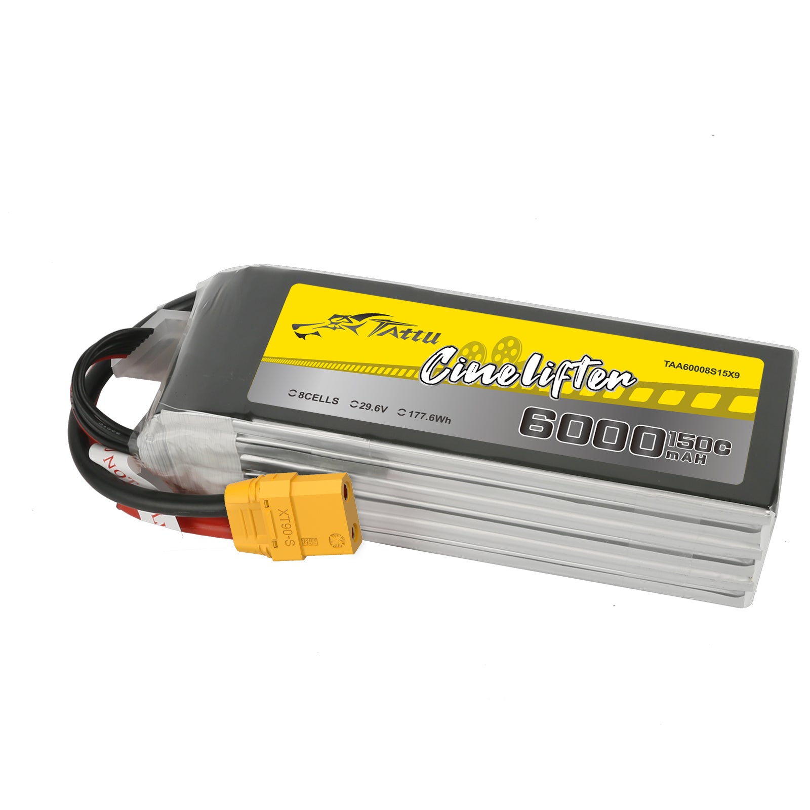 Tattu Cinelifter 6000mAh 8S batterie LiPo 150C 29.6V