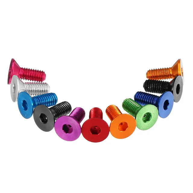 3Racing M3 AL7075 vis alu tête fraisée noire 6mm x5