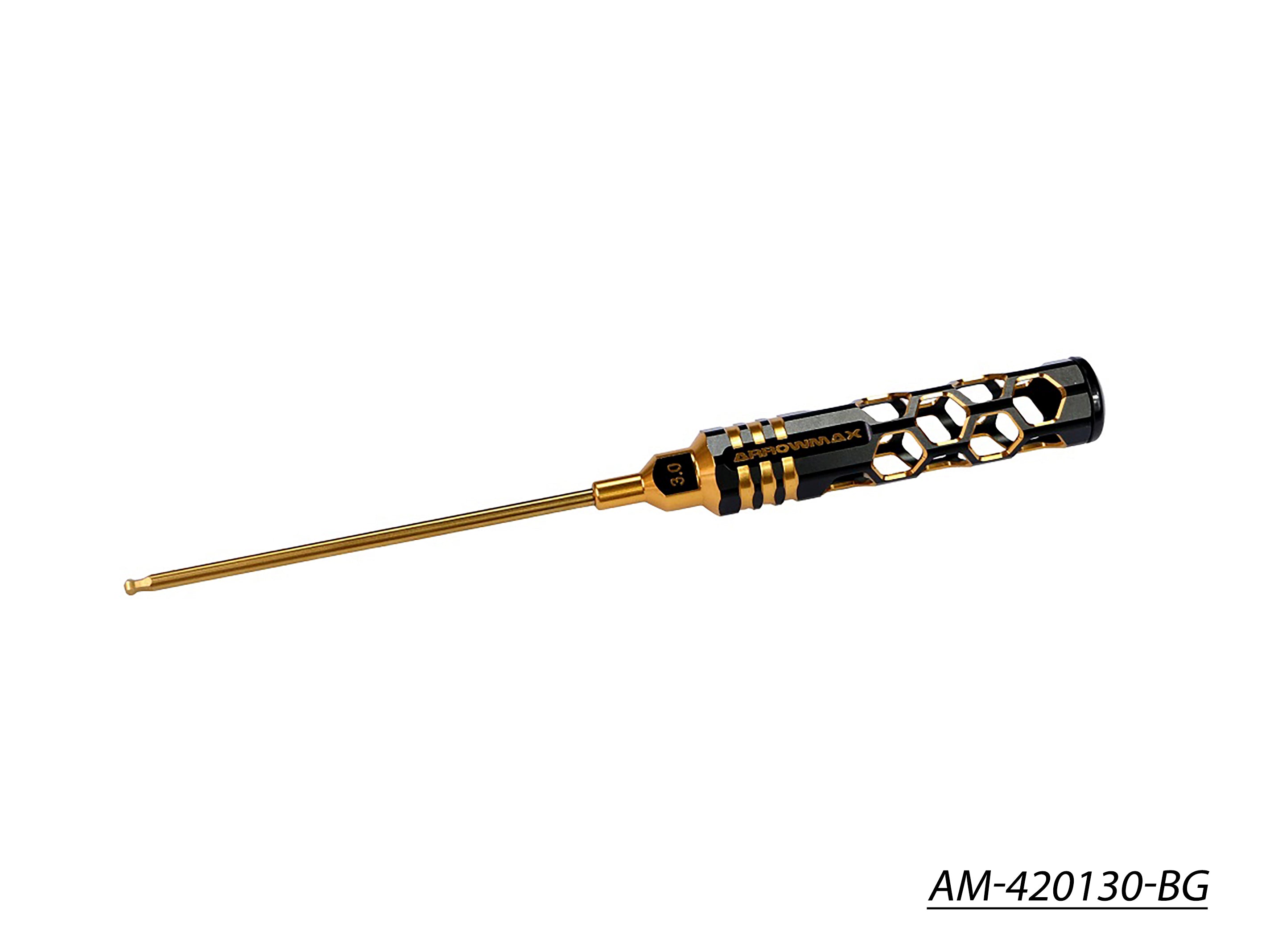 Arrowmax Black Golden AM-420130-BG clé boule 3,0x120mm