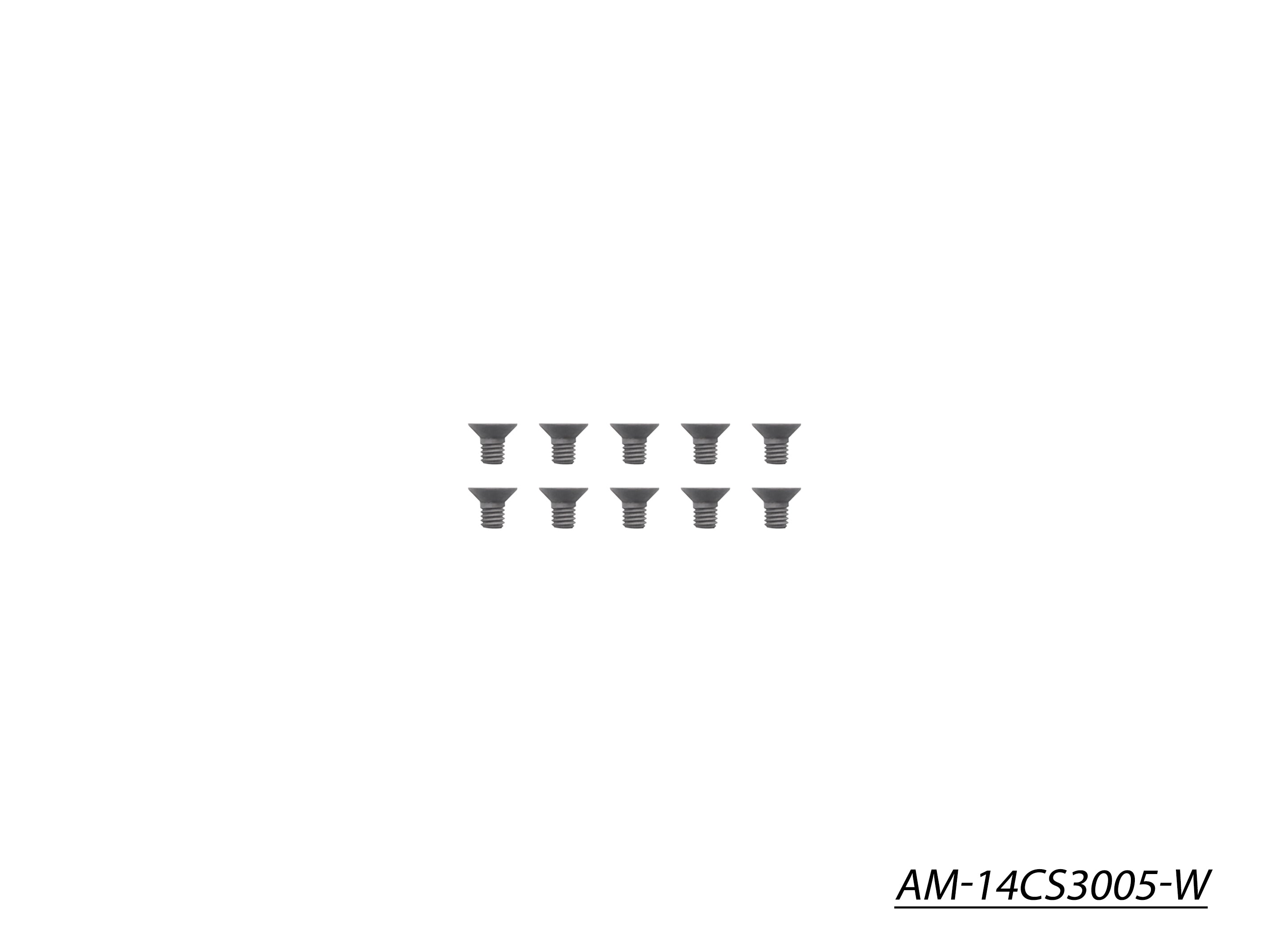 Arrowmax AM-14CS3005-W vis fraisée M3x5 tungsten x10