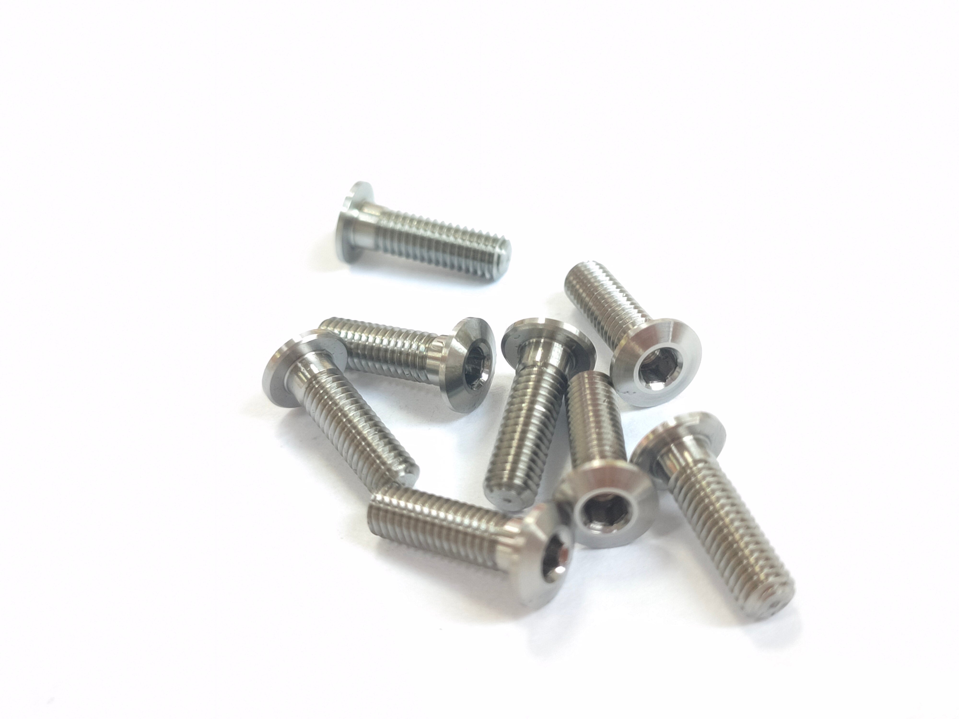 3Racing Parts Vis Titane M3 8mm Lot 8 Tête Basse