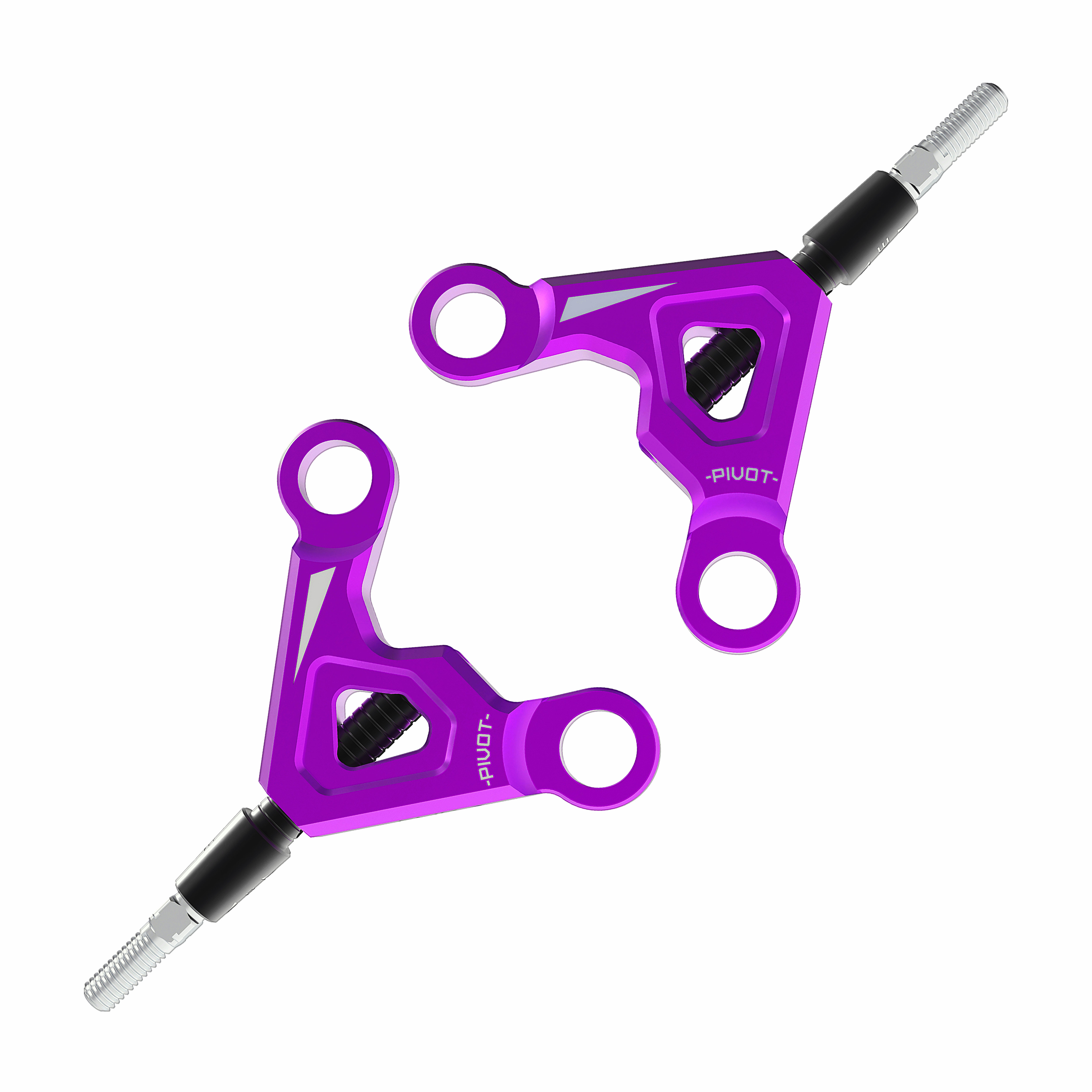 3RACING Auper D6 SAK-D6823 Bras Supérieur Arrière Alu Bleu