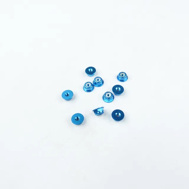 3Racing PARTS 3RAC-NF20 écrous frein alu 2mmx10 bleu clair