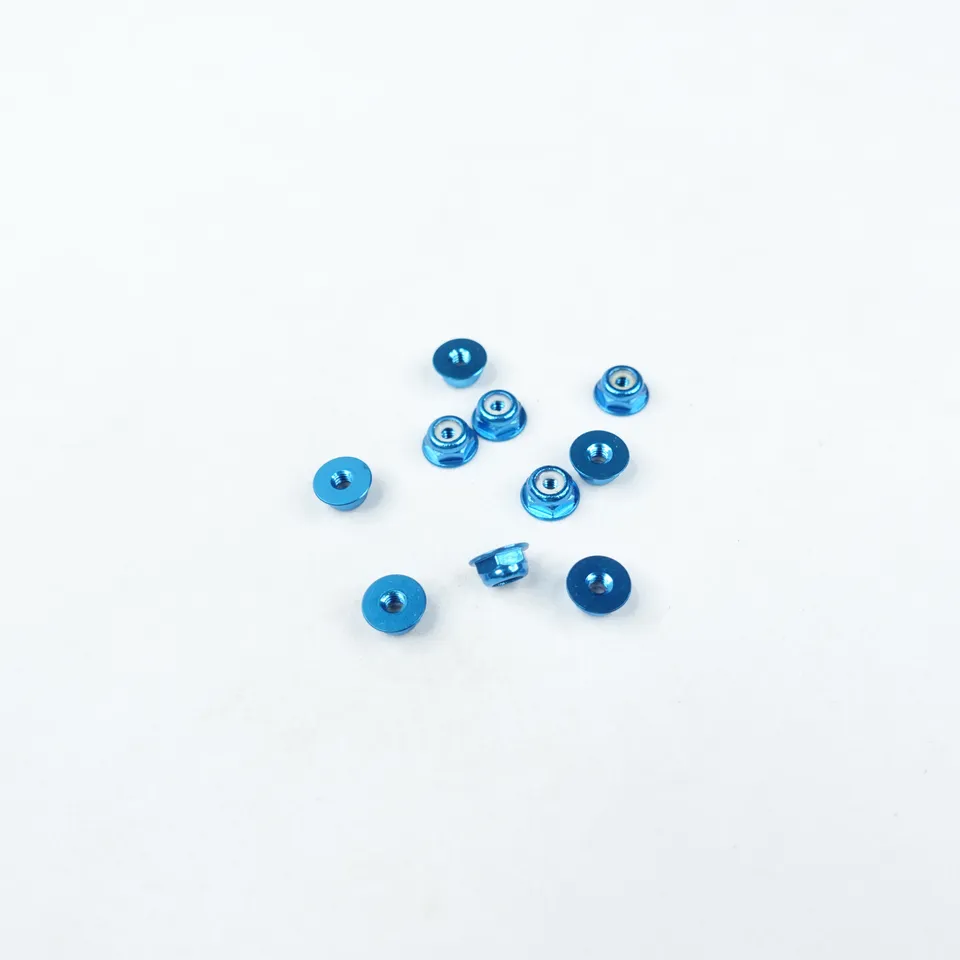 3Racing PARTS 3RAC-NF20 écrous frein alu 2mmx10 bleu clair