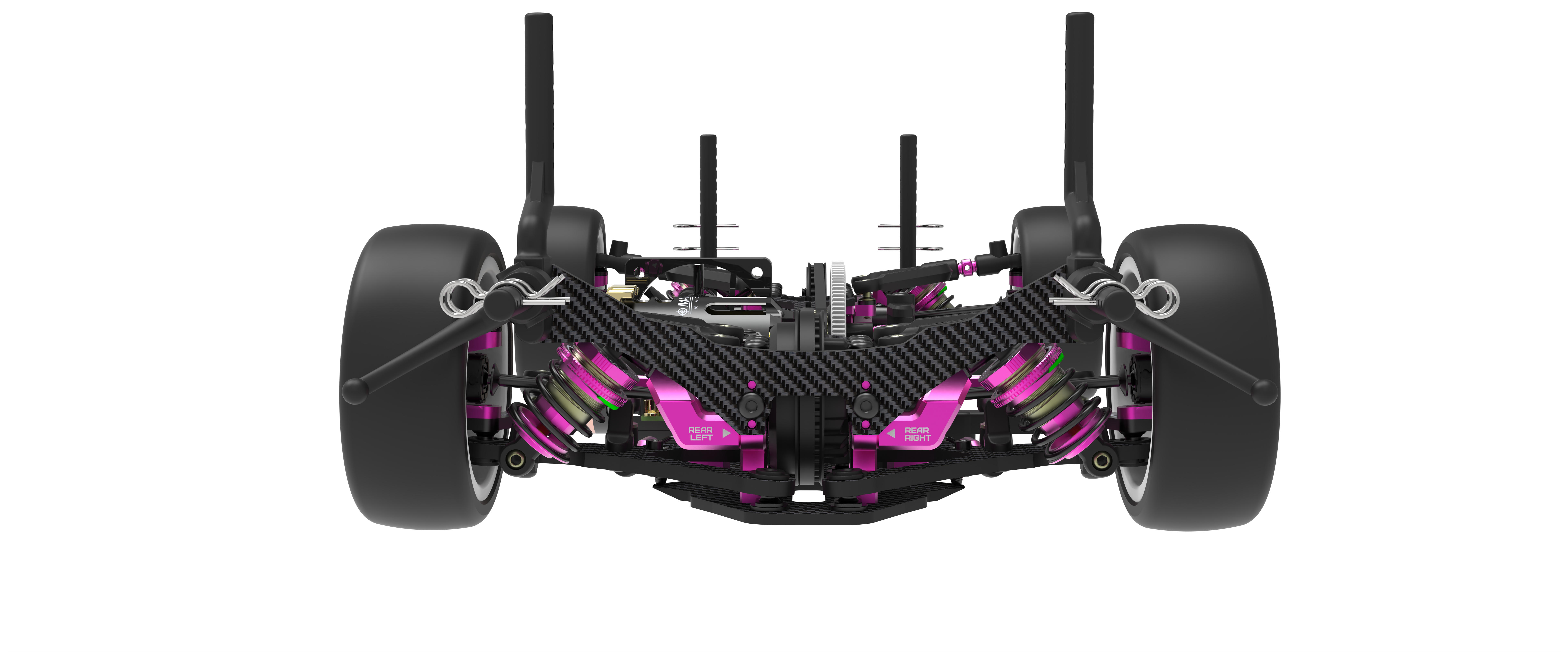 3Racing Kits Cero Zero kit touring 1/10 carbone + châssis