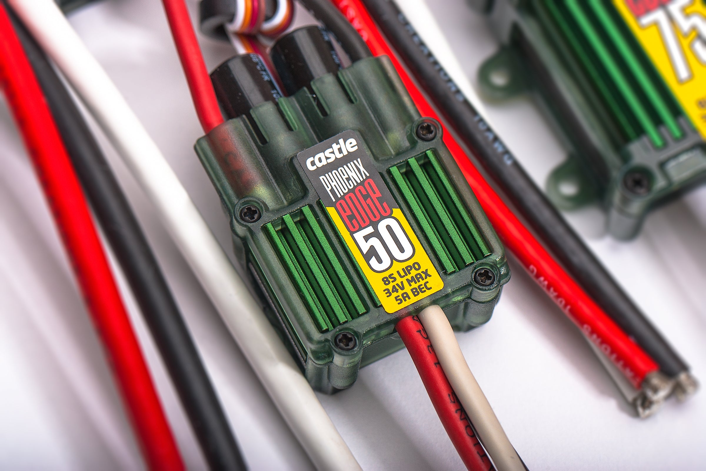Castle Phoenix Edge 50 variateur avion 50A 8S data logging
