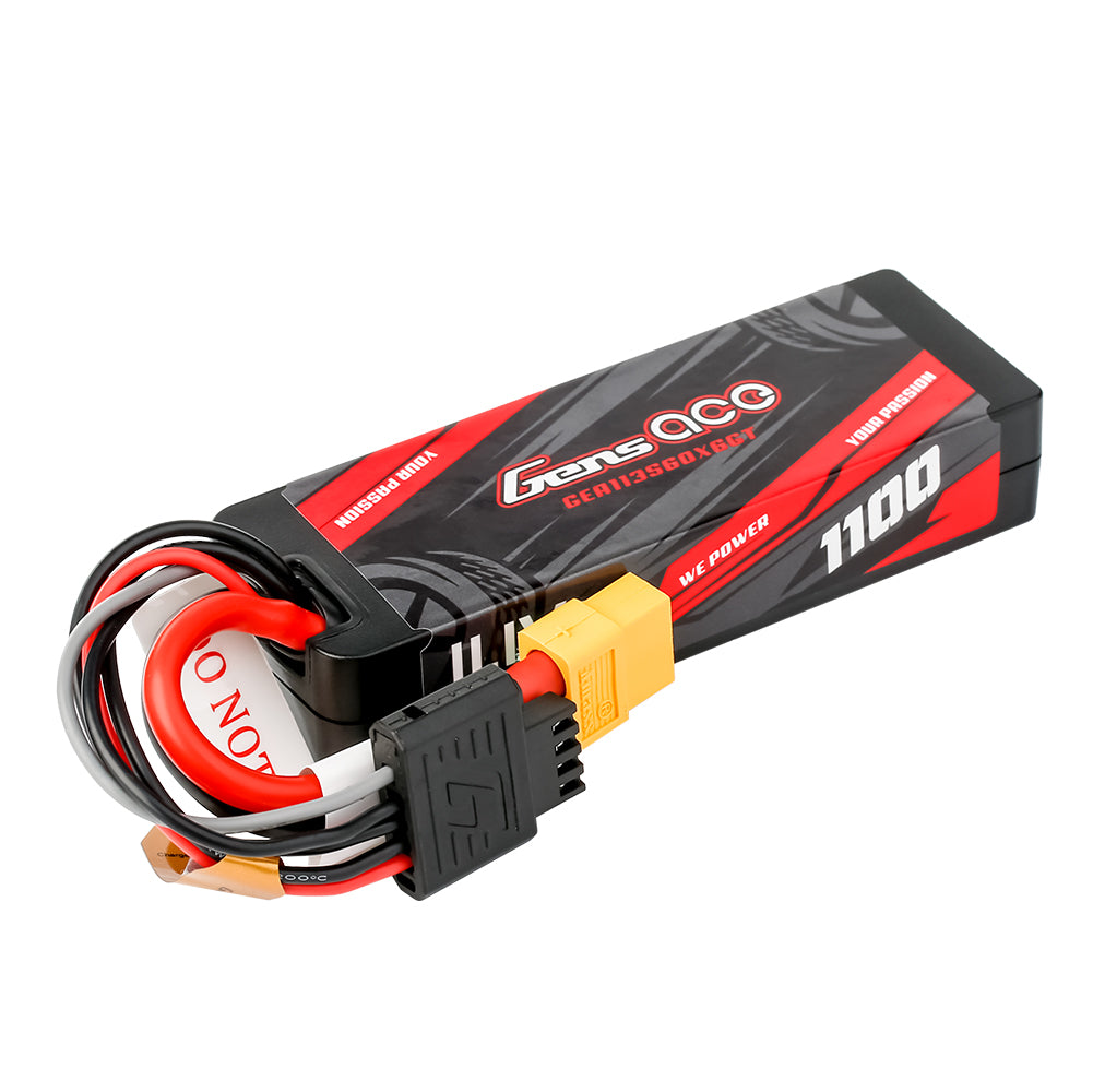 Gens Ace Car Classic 1100mAh 3S 60C Batterie Lipo XT60 hardcase