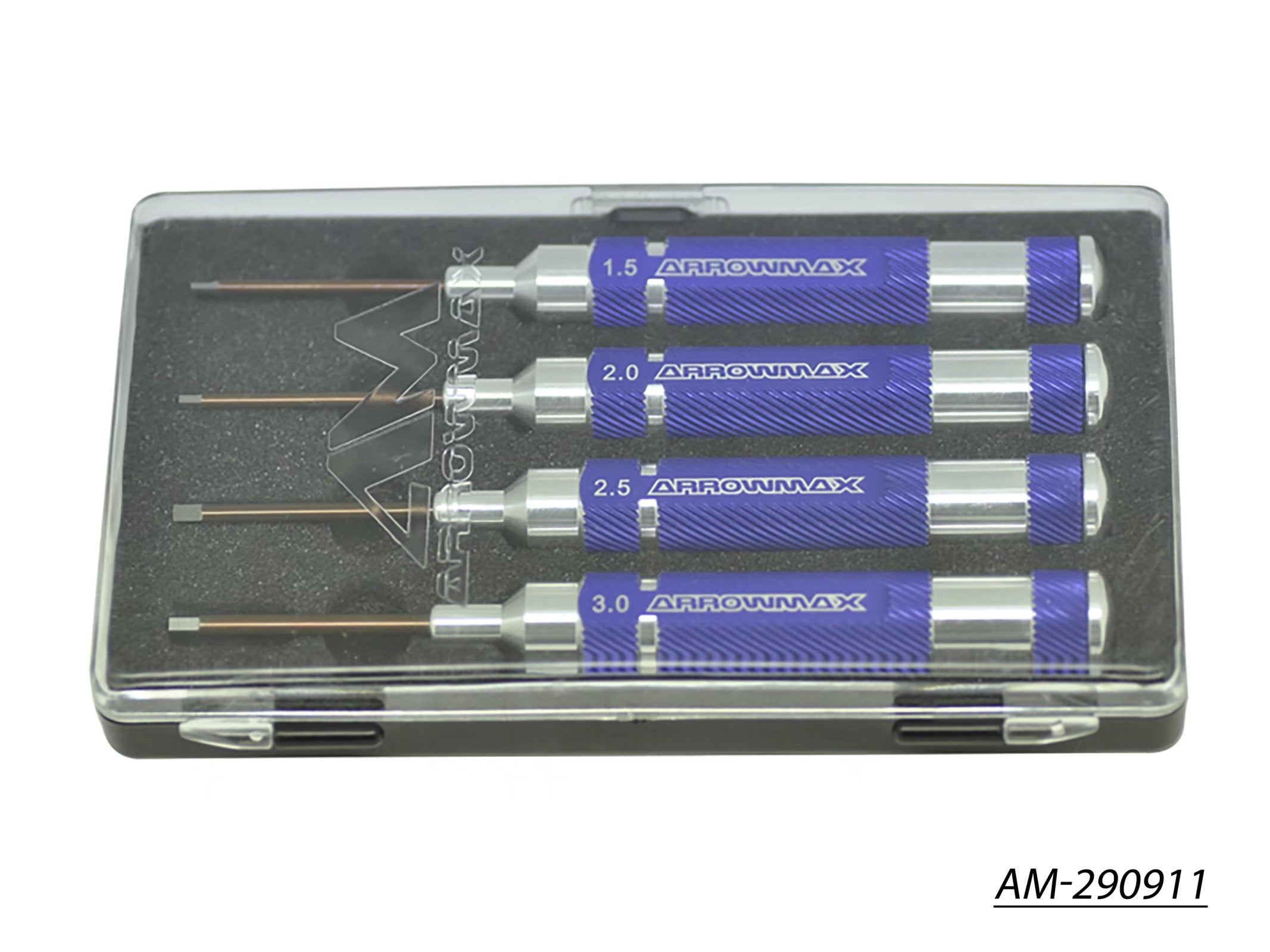 Arrowmax AM-290911 mini kit 4 outils + coffret