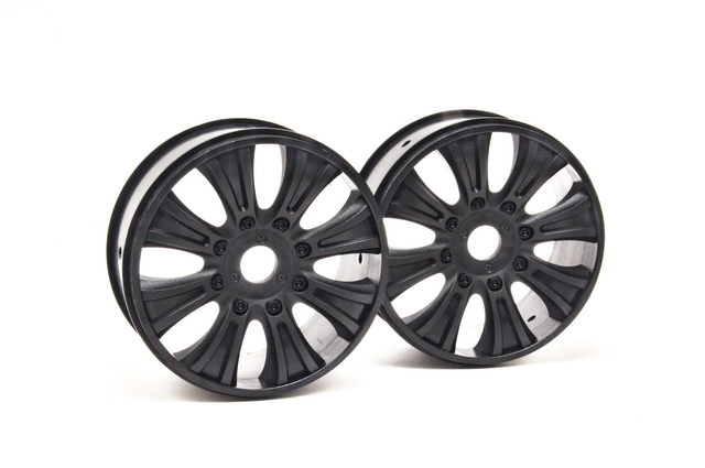 Hobao 90070B roue GTB noire lot de 2 RC