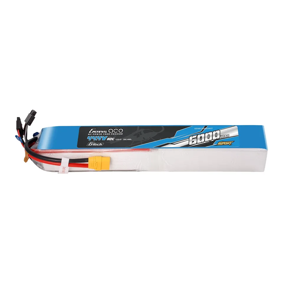 Gens Ace Sport 6000mAh 12S batterie LiPo 80C XT90