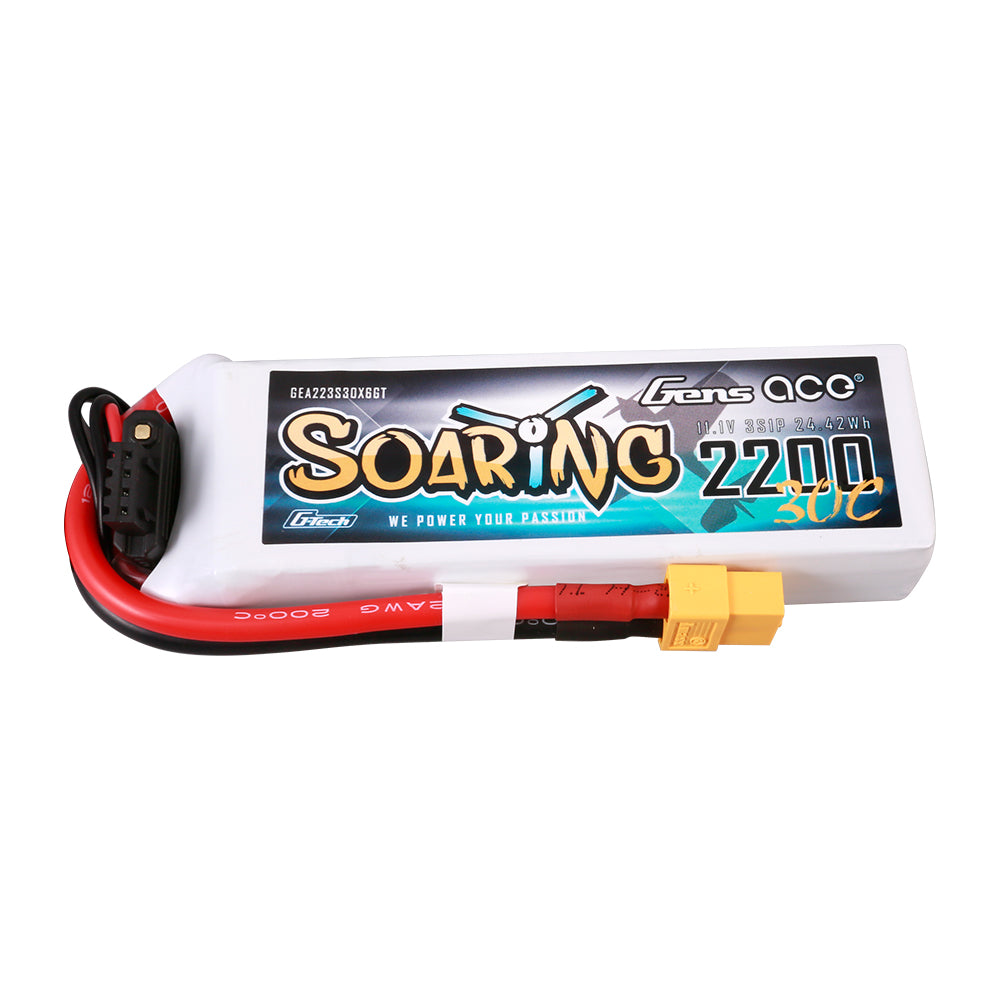 Gens Ace Air Classic batterie LiPo 2200mAh 3S 30C XT60