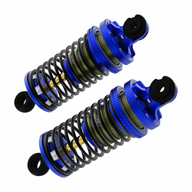 3Racing Auper D6 SAK-D6818 amortisseur arrière alu bleu