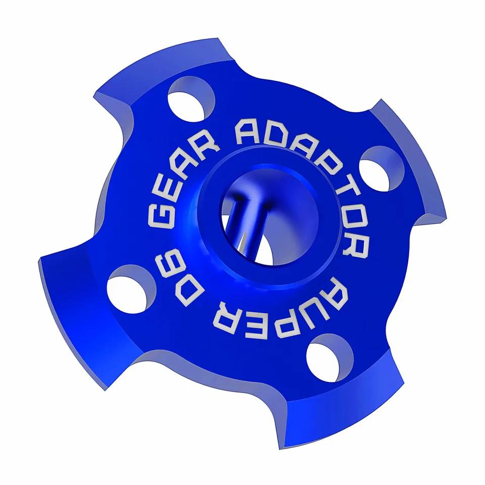 3RACING Auper D6 adaptateur couronne SAK-D6809D bleu