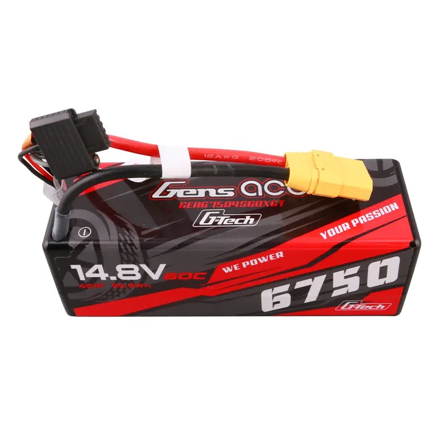 Gens Ace Car Classic 6750mAh 4S 60C Batterie Lipo XT90