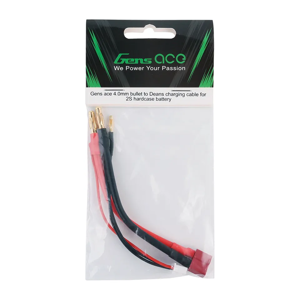 Gens Ace câble charge 2S bullet 4.0mm vers Deans