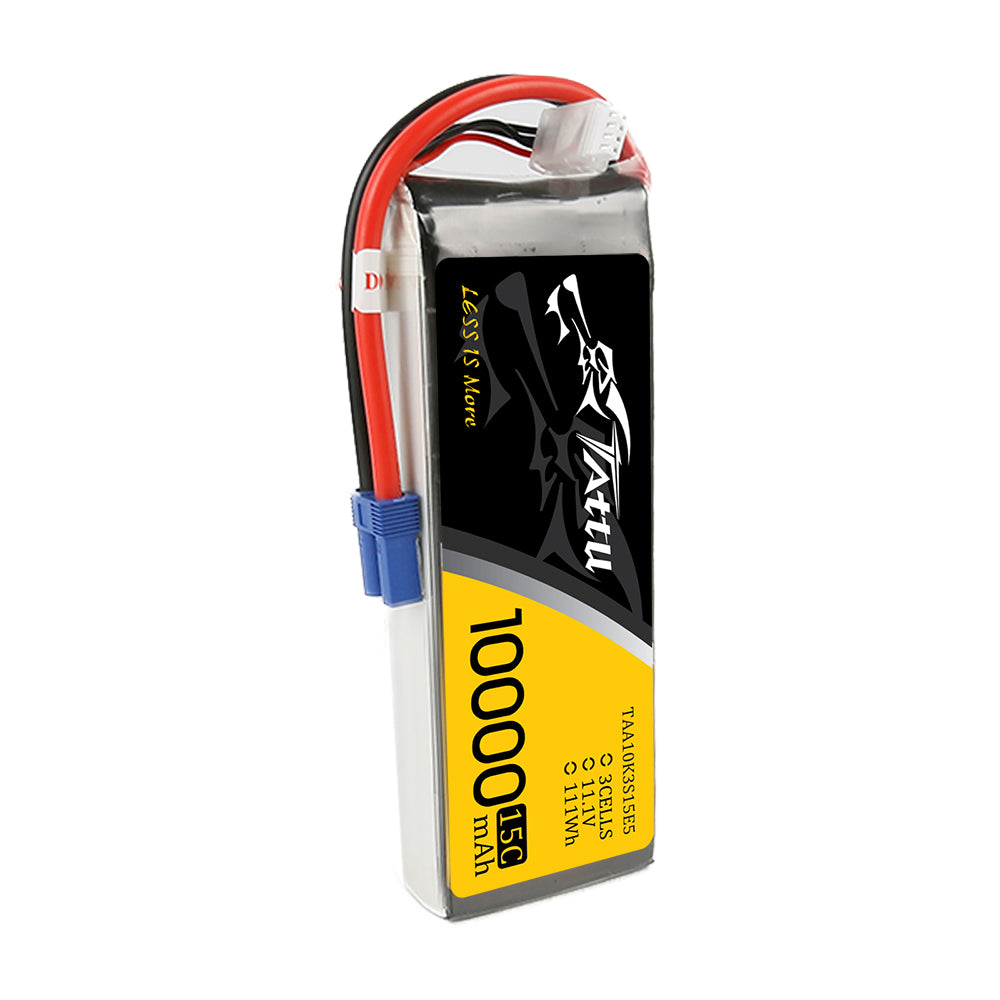 Tattu 10000mAh 3S 11.1V Batterie drone EC5 15C