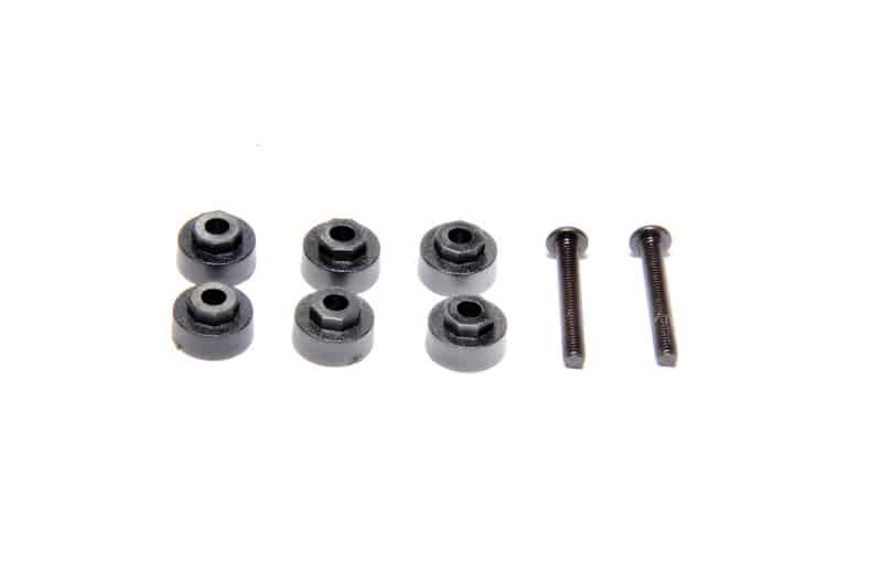 Hobao 40129 Cale Carrosserie Plastique x6 + Vis