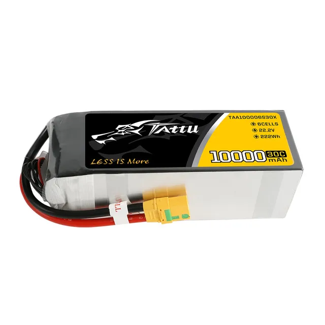 Tattu UAV Classic 10000mAh 6S batterie LiPo XT90 30C
