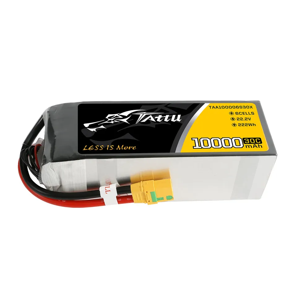 Tattu UAV Classic 10000mAh 6S batterie LiPo XT90 30C