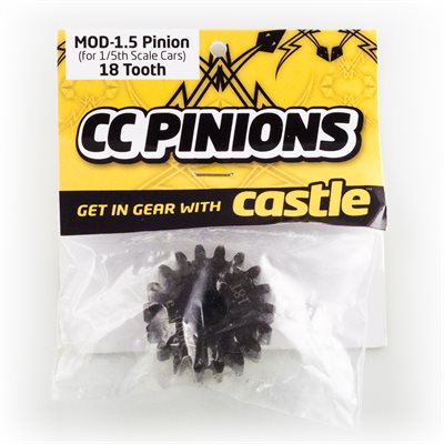 Castle CC Pignon Mod1.5 12T acier axe 8mm 1/5
