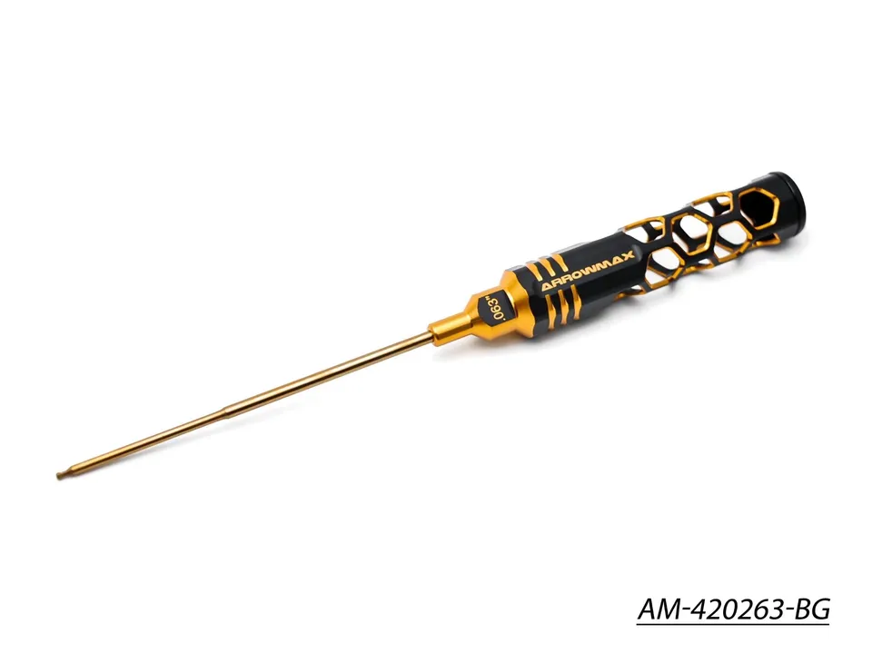 Arrowmax Black Golden AM-420263-BG clé hexagonale bille 1/16 120mm