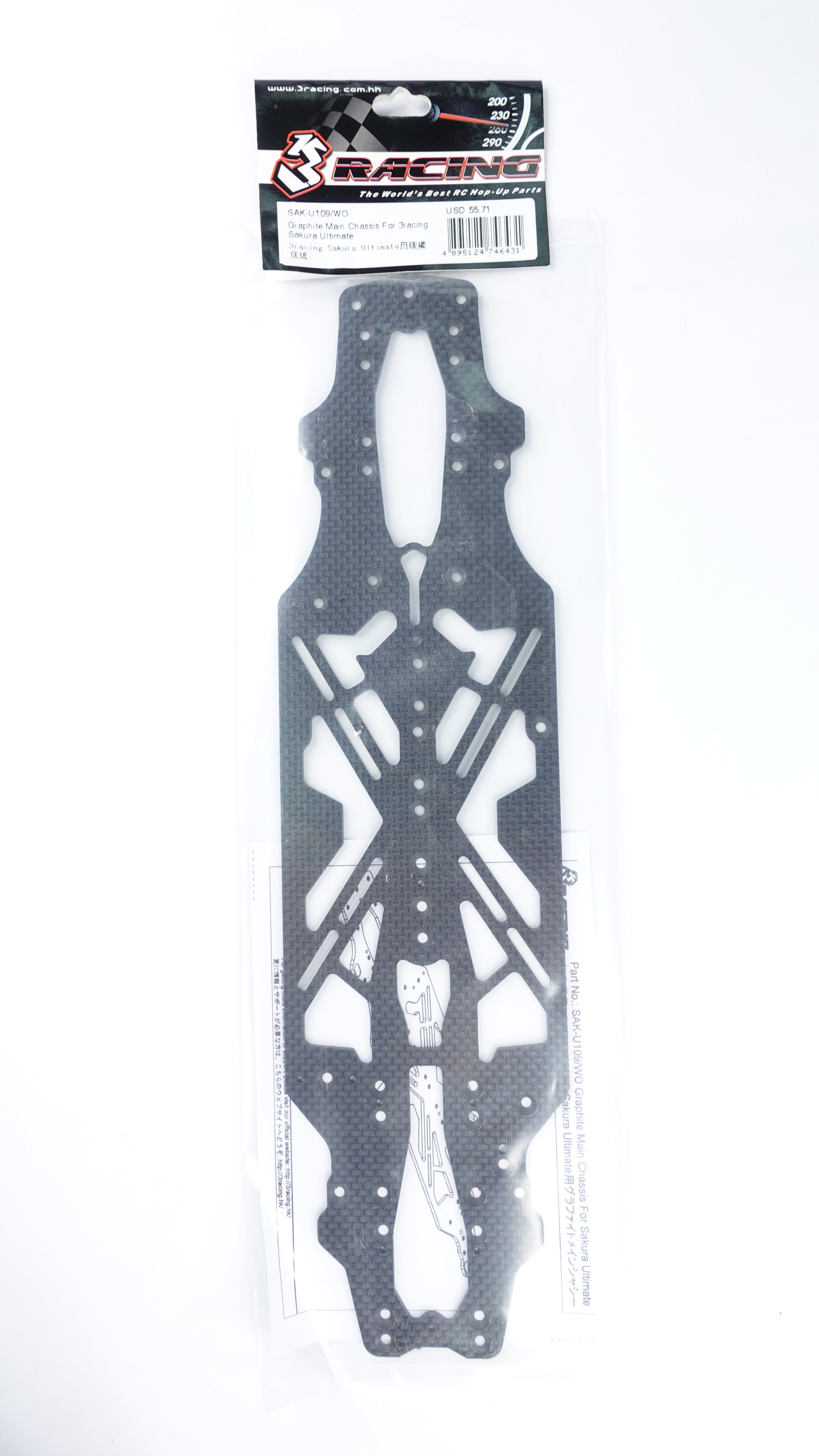 3Racing Sakura SAK-U109/WO châssis graphite Ultimate