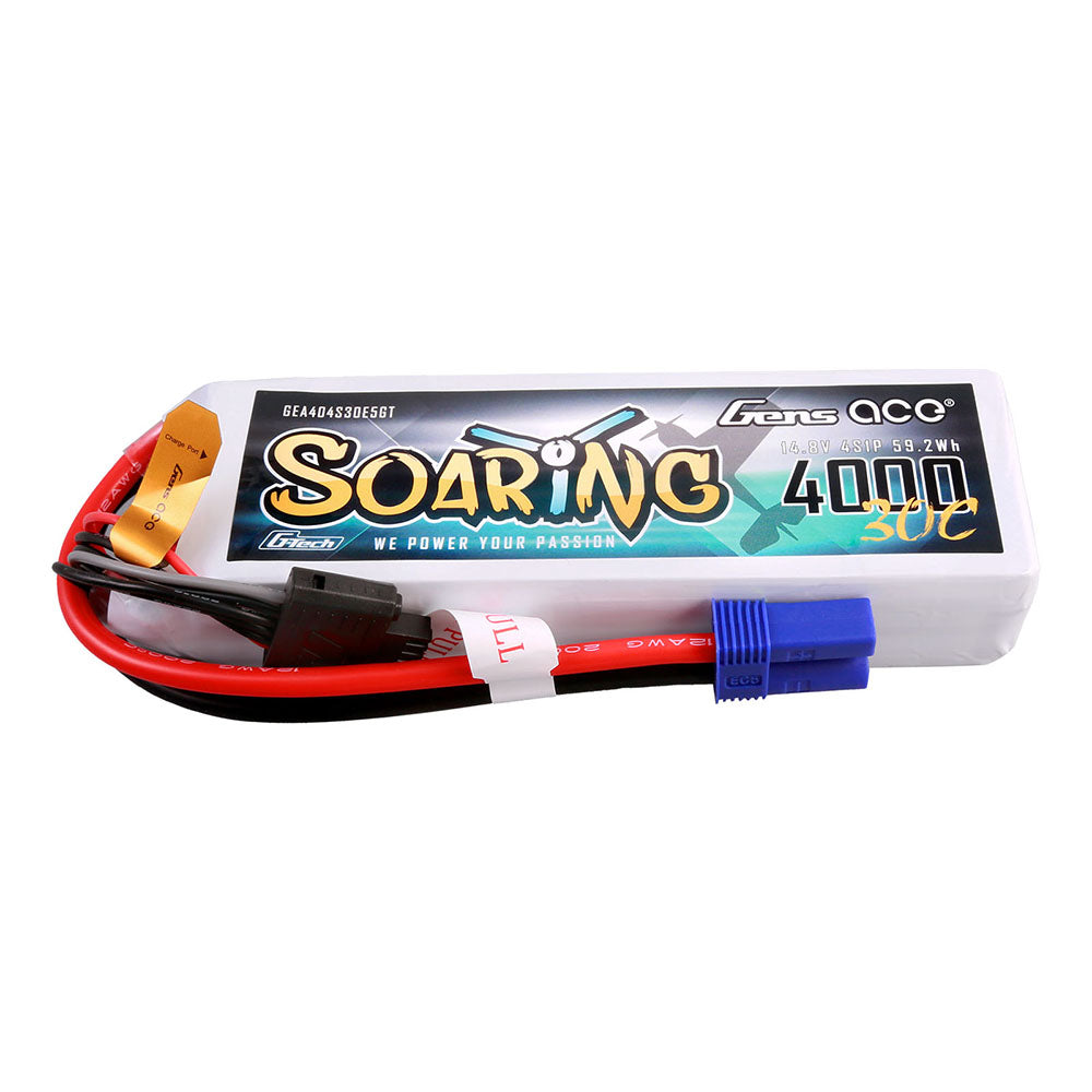 Gens Ace Air Classic 4000mAh 4S 30C Batterie Lipo EC5