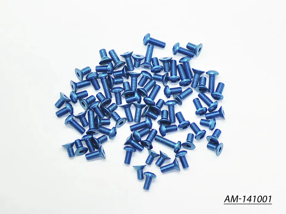 Arrowmax AM-141001 kit vis alu pour Yokomo BD7 80 pièces