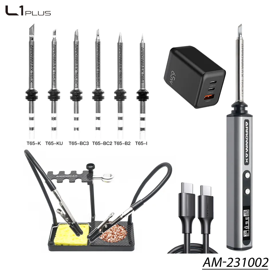 Arrowmax L1 Plus fer à souder + support alu
