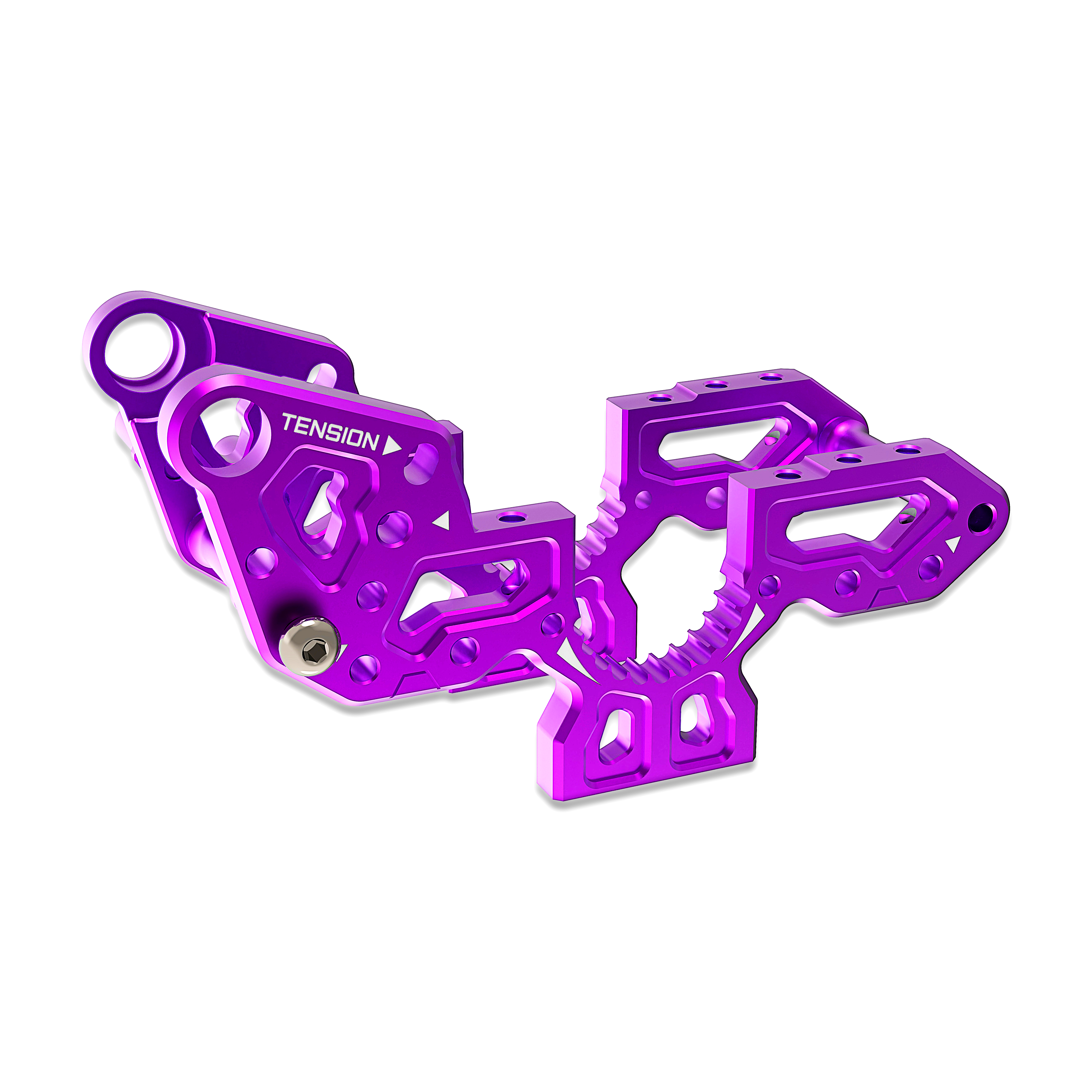 3Racing AuperD5 SAK-D6808A bulkhead alu bleu D6