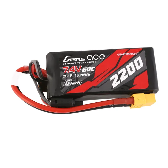 Gens Ace Car Classic 2200mAh 2S 60C batterie LiPo XT60