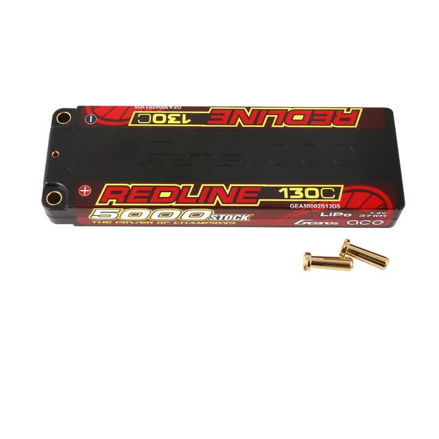 Gens Ace Redline 5000mAh 2S 130C batterie Lipo hardcase