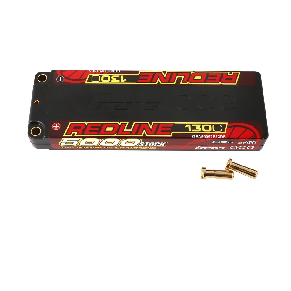 Gens Ace Redline 5000mAh 2S 130C batterie Lipo hardcase