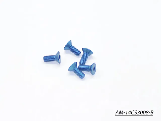 Arrowmax Screws vis alu M3x8 bleue AM-14CS3008-B x5