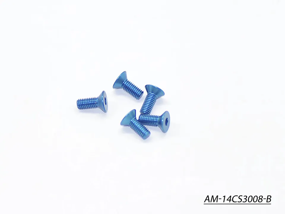 Arrowmax Screws vis alu M3x8 bleue AM-14CS3008-B x5
