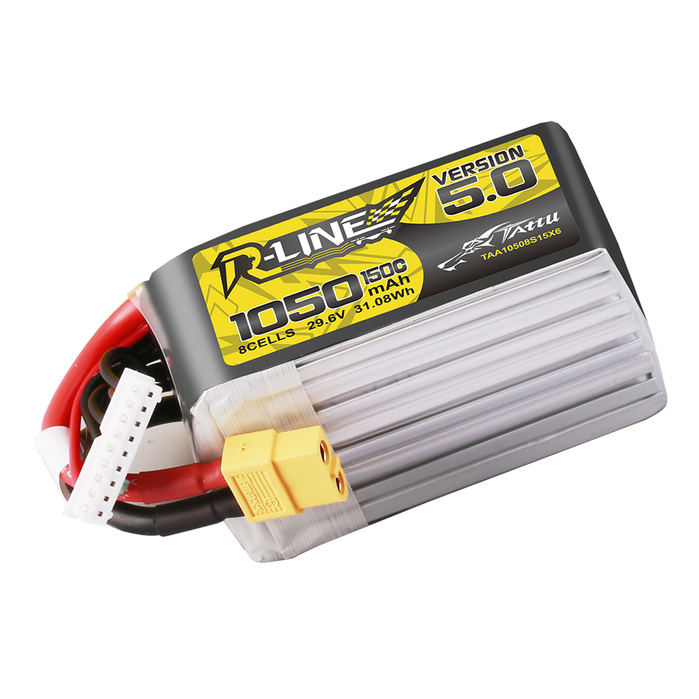 Tattu R-Line 1050mAh 8S 150C Batterie LiPo XT60 V5