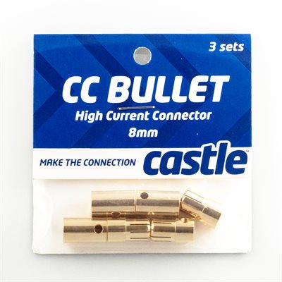 Castle Creation 8mm Bullet connecteurs lot variateur moteur